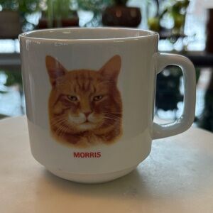 Morris Cat Mug - White